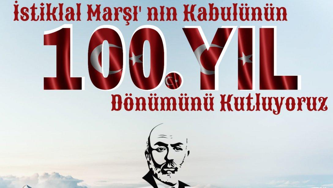 İstiklal Marşı'nın Kabulünün 100. Yılı Etkinlikleri