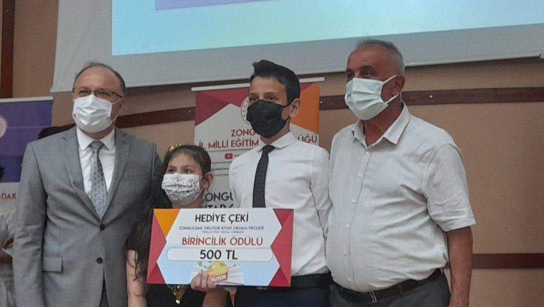 Zonguldak Okuyor Yarışmasında İl Birinciliği ve İl Üçüncülüğü