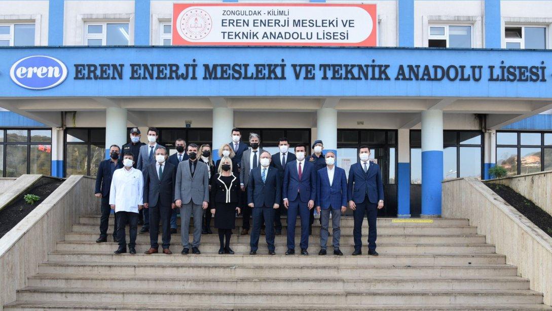 Valimiz Sayın Mustafa TUTULMAZ' ın Eren Enerji Mesleki ve Teknik Anadolu Lisesi Ziyareti