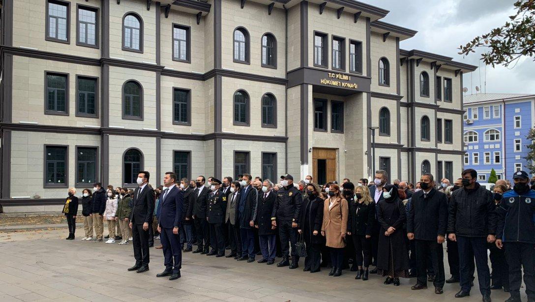 10 Kasım Atatürk'ü Anma Günü Çelenk Sunma Programı