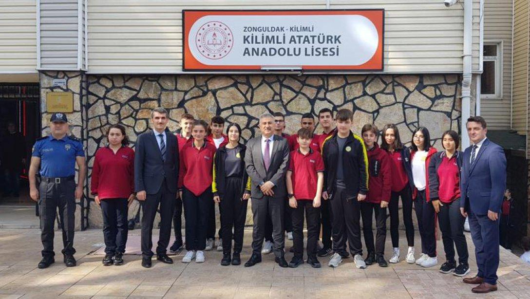 İl Emniyet Müdürü Sayın Fahri AKTAŞ'ın Kilimli Atatürk And Lisesi ve Kilimli And Lisesi Ziyaretleri